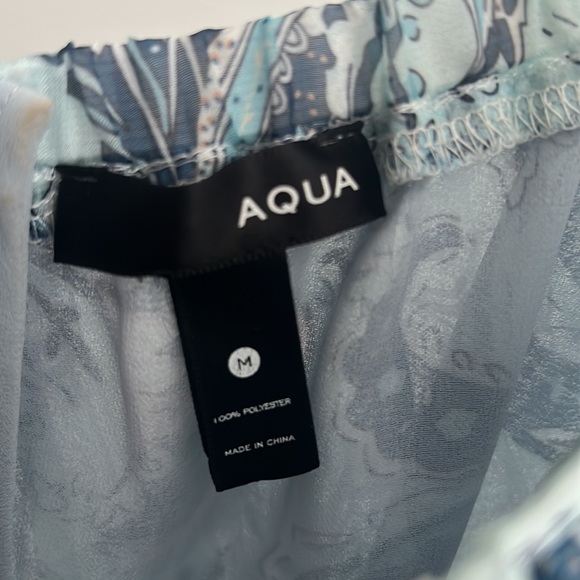 Aqua pattern blue maxi dress - Picture 3 of 4